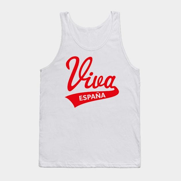 Viva España (Spain / Red) Tank Top by MrFaulbaum